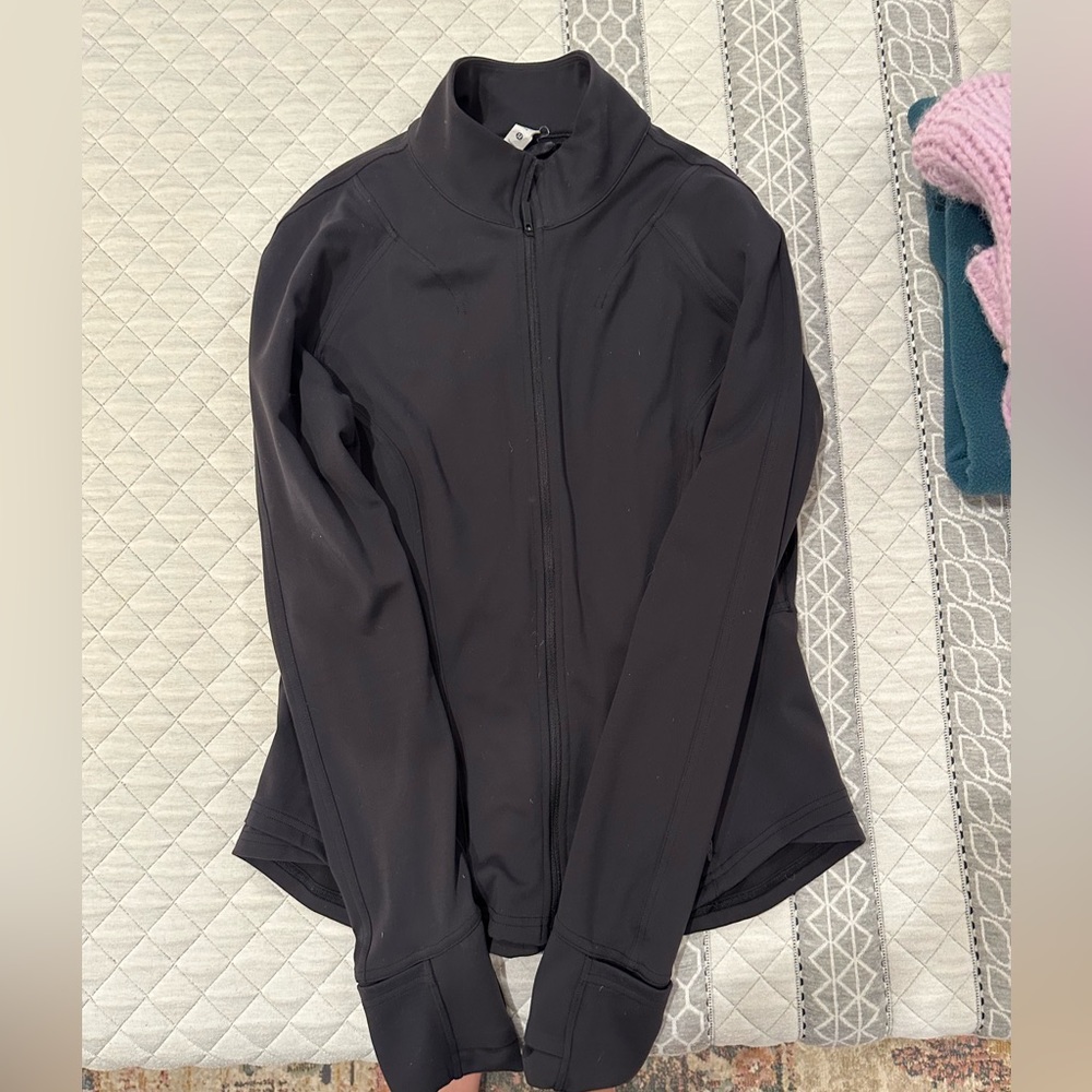 Lululemon tight workout jacket zip up